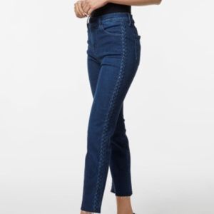 J Brand cropped high-rise jeans